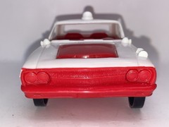 1964 Ford (sort of) Police 2door Hardtop 1/25 GAY TOYS Red/White Plastic Coaster