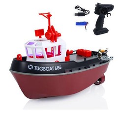 1/72 Heng Long 2.4G RC Tugboat Radio Controlled Towboat Powerful Dual Motor