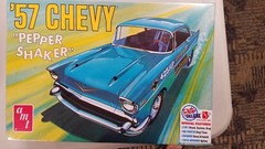 AMT 1/25 57 Chevy Exhaust Deleted Resin Cast Pro Street Chassis