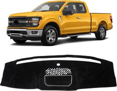 Black Dash Cover for Ford F-150/F150 2021-2026 (Only fits for 12-inch Touch S…