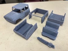 Vics Resins 1962 International 4 door pickup 3d body