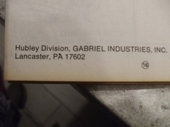 HUBLEY / GABRIEL 1/20 SCALE 1909 MODEL T TOURING METAL MODEL KIT UNASSEMBLED NOS