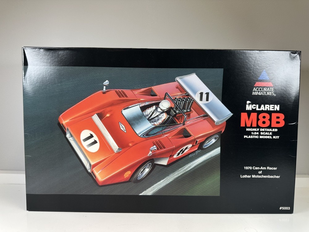 Accurate Miniatures Mclaren M8B 1:24 Scale Open Box New READ