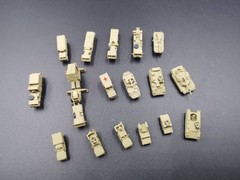 3D Printing 1/450 Us Military Tactical Armored Vehicle Model Package 17 Vehicles