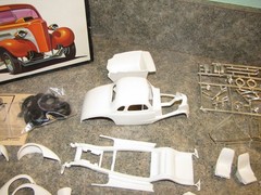 Vtg ORIGINAL 1960s ISSUE AMT ‘37 CHEVROLET COUPE STOVEBOLT Model Car