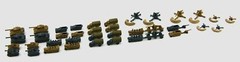 Pit Road 1/700 MI Series Second World War II German Army Vehicle Set 1 Plas