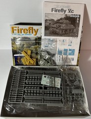 Lot: Dragon 6182 1/35 Scale Firefly Vc +RB Model Metal Barrel & 2 Verlinden Sets