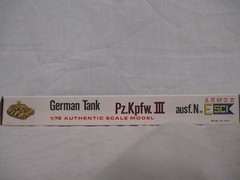 ESCI #8021 Pz.Kpfw.III German Tank ausf.N/m Model kit