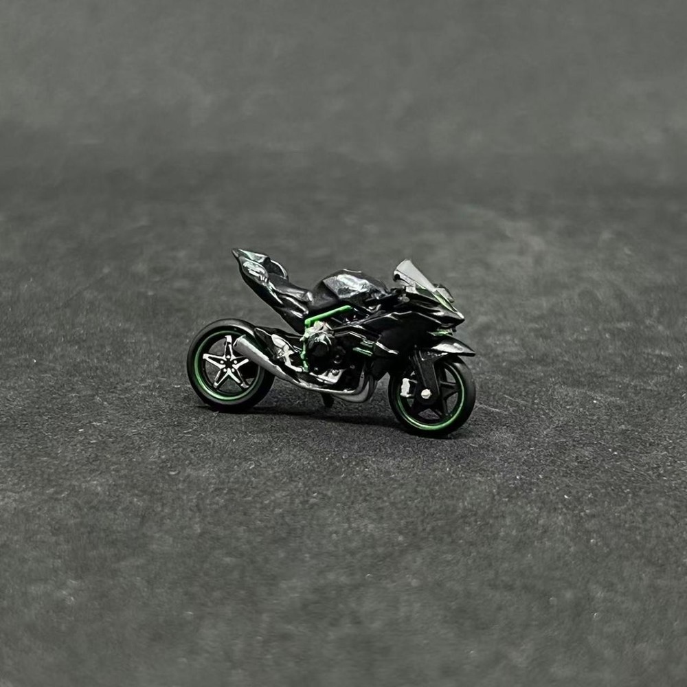 1/64 Motorcycle Motorbike KAWASAKI for 1:64 Miniature Figure Car Mini Diorama