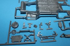 PONTIAC FIERO model kit CHASSIS SUSPENSION PARTS 1/25scale MPC #6309 80s vintage