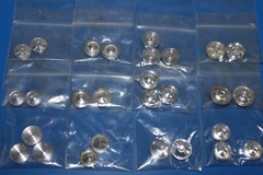 1/25 & 1/24 scale model PARTS LOT assorted 50s 60s 70s style vintage WHEELS RIMS