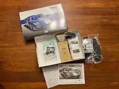 ARII FORD GT40 No.2 1/24 Car Model Kit, Rare, Japan, Racing LeMans Daytona 1964