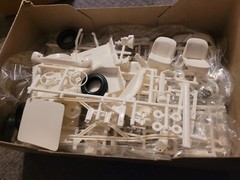 Vintage Original 1/25 Amt ’55 1955 Corvette Model Kit Unbuilt Stock or Drag.
