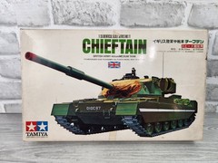 Vintage Tamiya MOTORIZED British Tank CHIEFTAIN 1/35 Model Kit M111-500 READ