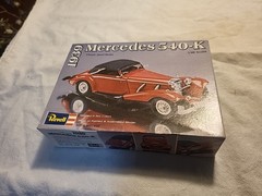 Vintage revell model kit 1/43 1939 Mercedes 540-K