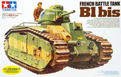 Tamiya 35282 1/35 Scale Military Model Kit WWII French Battle Tank Char B1 Bis
