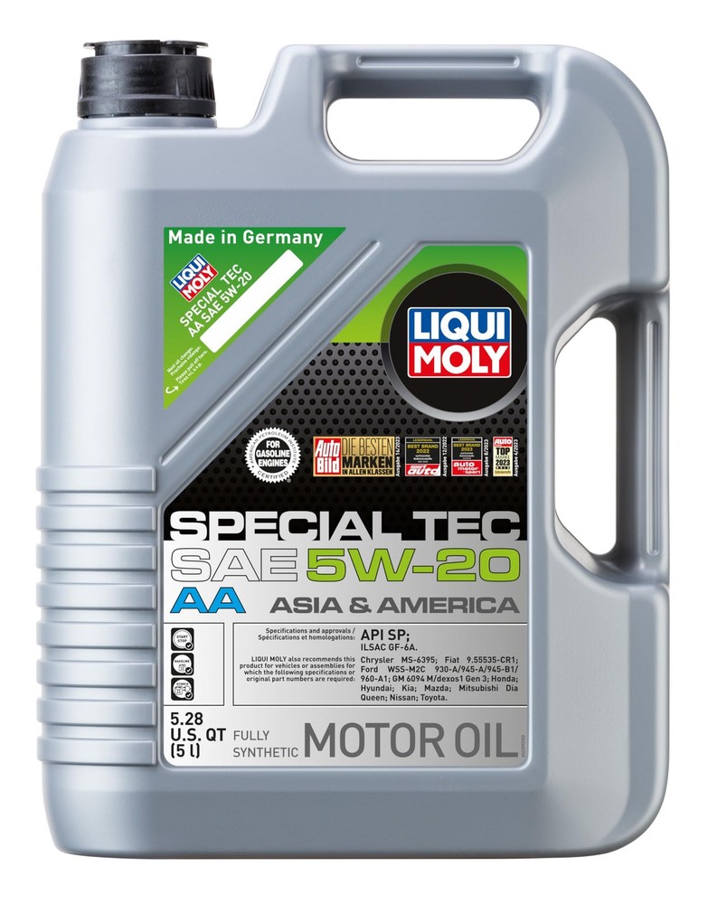Liqui Moly Special Tec Aa Sae 5W-20 5 L Fully Synthetic Engine Oil Sku 2259