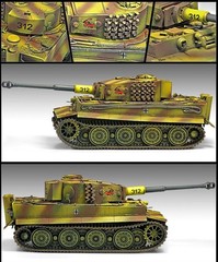 Academy 1/35 Tiger I Late Version 13314 WWII German Heavy Tank Model Kit Sealed