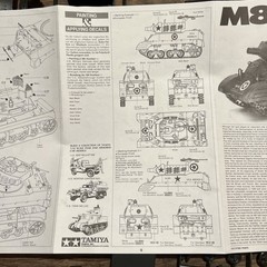 For Parts Only: Tamiya 1/35 Scale M8 Howitzer Motor Carriage – Open Box