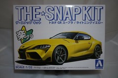 Aoshima The Snap Kit Toyota GR Supra A90 Plastic Model Kit 1/32 Yellow