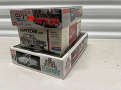 IMAI Volkswagen Beetle Cabrio, Monogram Mercedes Benz 2102, LS Porsche 911 Lot 3