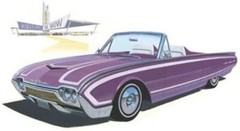 AMT682 1962 FORD THUNDERBIRD (1/25) New