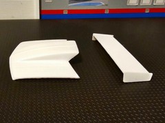 Resin Outlaw Hood & Rear Spoiler Combo for ’92, ’96 & 454 SS Chevy P/U AMT 1/25.