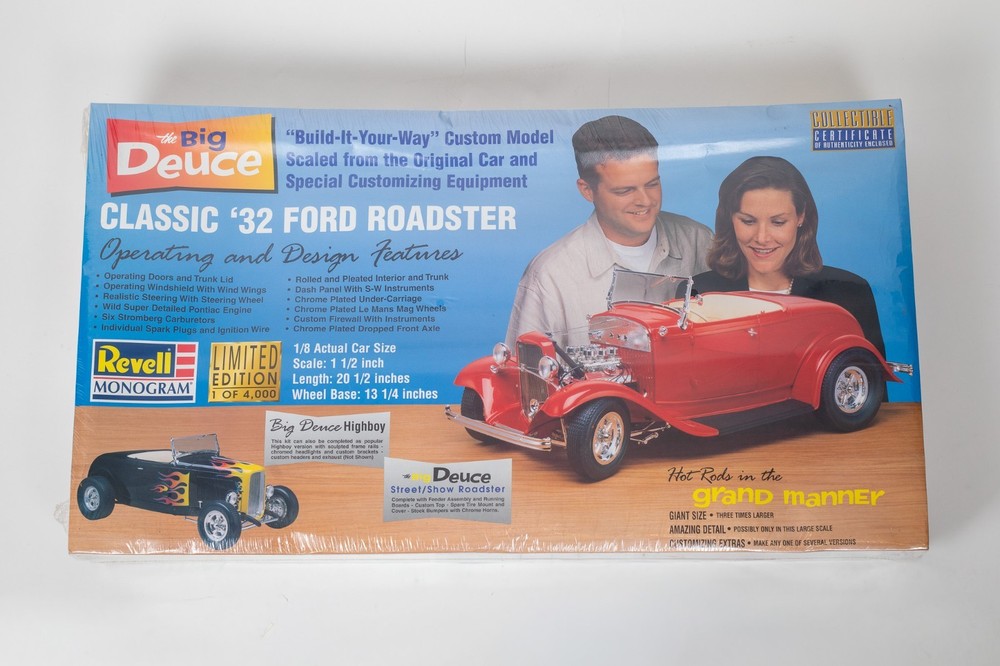 Revell Monogram Big Deuce Classic ’32 Ford Roadster 1/8 Scale Limited Edition Se