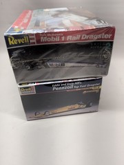 Lot(2) Revell Dragser Kits 1:25 Scale 7497 Mobile 1 85-7650 Pennzoil New/Sealed