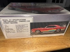 68 CAMARO Z28 STREET MACHINES PLASTIC MODEL KIT #6530 NEW In Box
