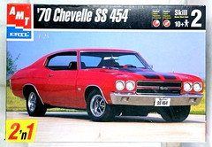 AMT/ERTL #8940 1:25 Scale 1970 Chevy Chevelle SS 454 Model Kit UNSEALED