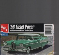 AMT ’58 EDSEL PACER w/ CONTINENTAL KIT MODEL KIT FACTORY SEALED – FREE SHIPING!
