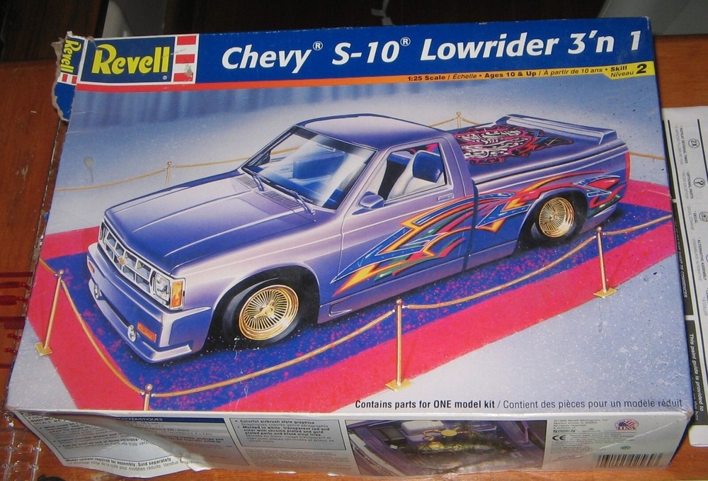 M23D Sealed rare Revell Chevy S-10 Lowrider S10 3-in-1 Kit # 85-2569 1999 model