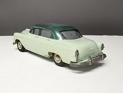 1953 PMC Chevrolet “150” TRUE promo car BANK XXXXXXX-rare 4-door 2-TONE!