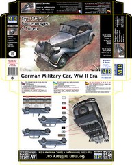 Master Box 35100 1/35 German military car Type 170V Tourenwagen 4Türen 1937-1940