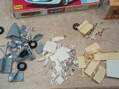 Vintage 60’s 70’s MODEL KIT Junkyard Graveyard Car Parts Boxes LOT Huge 750+