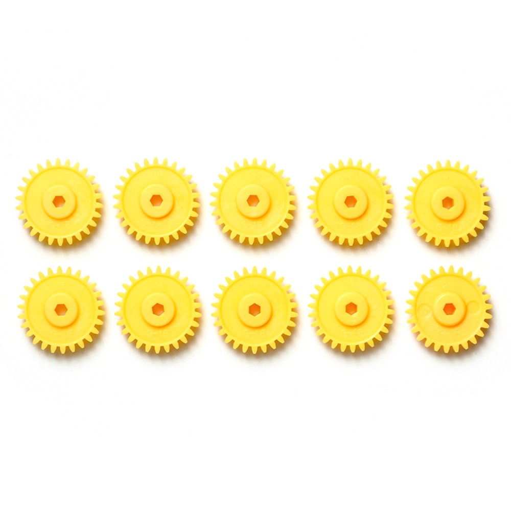 Tamiya 1/32 Mini 4WD JR Mini 4WD Pro G-18 Gear 10 pcs Yellow # 10312