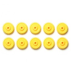 Tamiya 1/32 Mini 4WD JR Mini 4WD Pro G-18 Gear 10 pcs Yellow # 10312