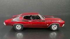 1972 CHEVROLET CHEVELLE SS454 RED ALERT BOB HAMILTON AMT BUILT 1/25 CC3