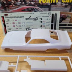 MR. NORM 1969 SUPERCHARGER FUNNY CAR BODY,GLASS,DECALS,TRIM