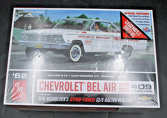 4pc Sealed 1/25 AMT Revell Model Kits Chevy ’62 Bel Air ’63 ’65 ’67 Impala SS