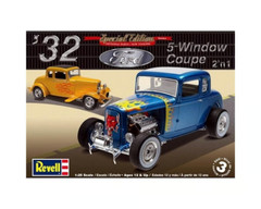 Revell 1/25 ’32 Ford 5 Window Coupe 2′ n 1 Blue