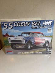 Monogram 14519 1:24 55 Chevy Bel Air Model Kit New Factory Sealed