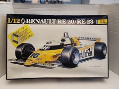 RENAULT RE 20 / RE 23 HELLER 1:12 KIT, F1 FORMULA 1 GRAND PRIX *SEALED BAGS*