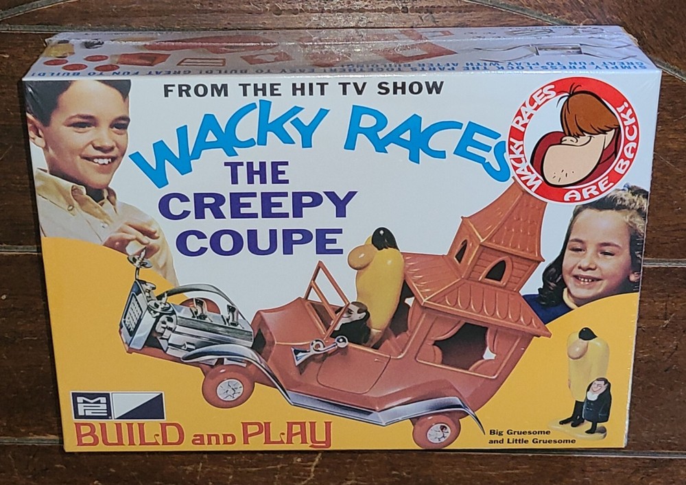 Wacky Races: CREEPY COUPE w/Big & Little Gruesome Press Together Model Kit!