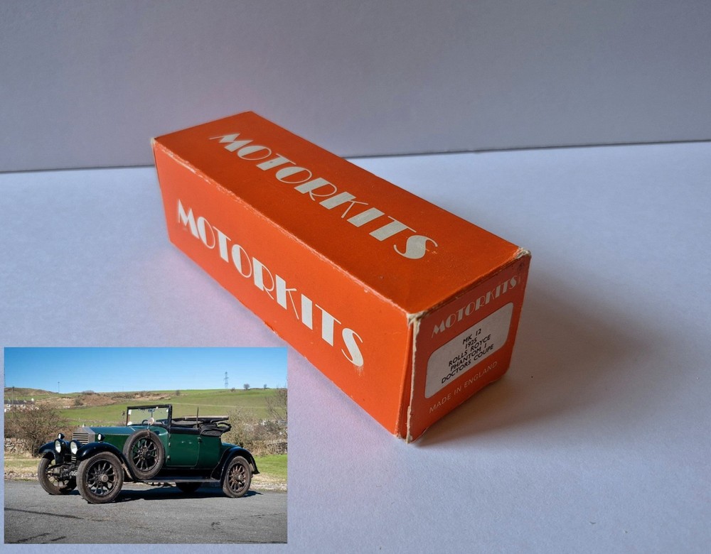 Motorkits 1/43 1925 Rolls Royce Phantom I Doctor’s Coupe Metal Kit