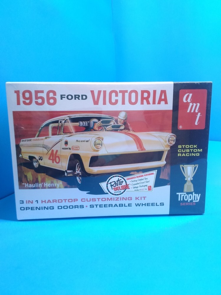 1/25 AMT trophy series 1956 Ford Victoria model kit #AMT807/12
