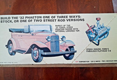 Vintage AMT 1932 ’32 FORD PHAETON 1/25 1973 Model Car Kit A125