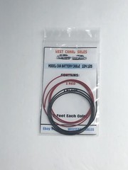 Model Car Battery Cable 2 Feet Of Black And Red 4 Feet Total 1/24 1/25 1:24 1:25