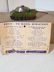 Roco HO Minitanks Z-133.39 German Tank Mark VI “Tiger II” Austria OB Customized